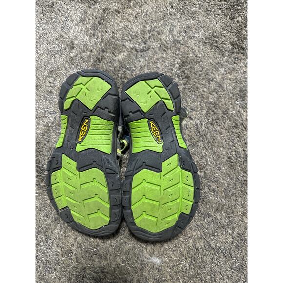 KEEN BOY SANDALS SIZE 1 Grey lime green and yellow. - Picture 2 of 3